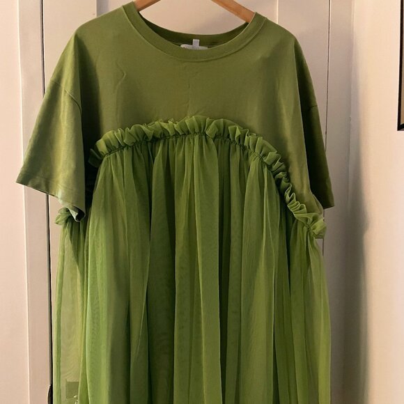 Green Minju Kim x & Other Stories Dress - Picture 1 of 4